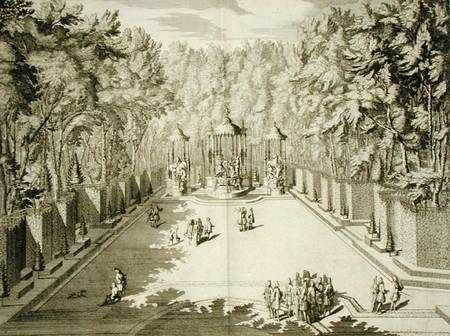Baths of Apollo, Versailles, from 'Les Plans, Profils et Elevations des Ville et Chateau de Versaill od French School
