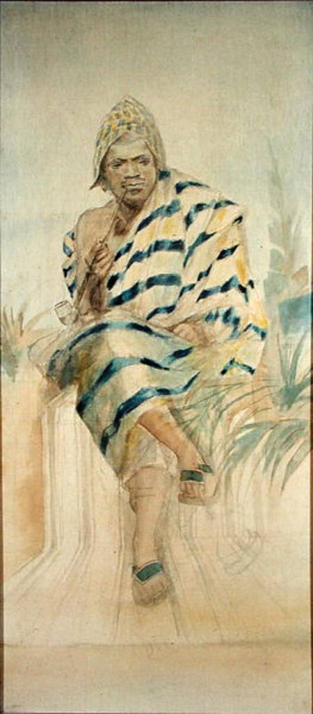 Behanzin (1844-1906) The Last King of Dahomey od French School