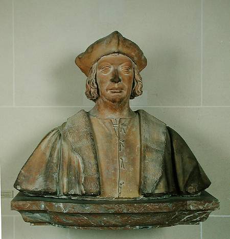 Bust of Chancellor Antoine Duprat (1463-1535) od French School