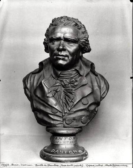 Bust of Georges Danton (1759-94) od French School