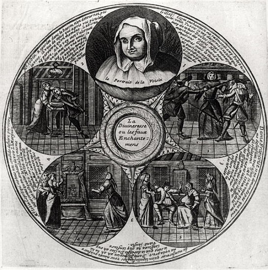 Catherine Monvoisin (La Voisin) (1640-80) and the Poison Affair od French School