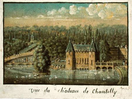The Chateau de Chantilly od French School