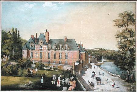 The Chateau de la Chaussee, Bougival od French School