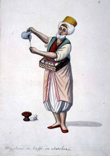 Coffee Seller, Ottoman period od French School
