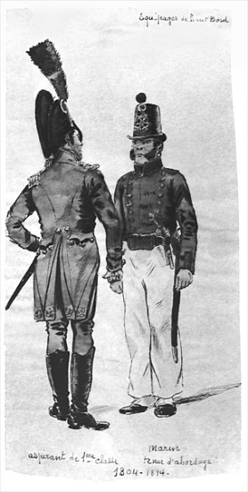 Costumes of French Marines from 1804 to 1814 od French School