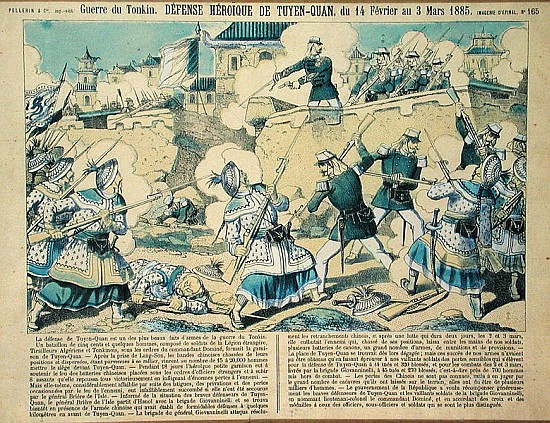 Defence of Tuyen Quang, 14th February 1885 od French School
