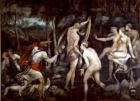 Diana and Actaeon, Fontainebleau School od French School