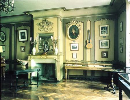 Drawing room in the birthplace of Hector Berlioz (1803-69) (photo) od French School
