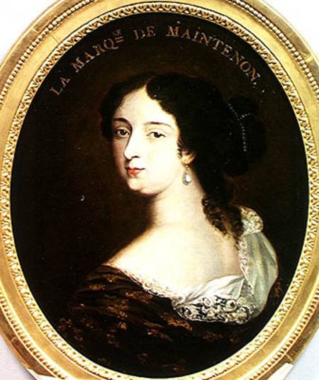 Francoise d'Aubigne (1635-1719) Marquise de Maintenon od French School