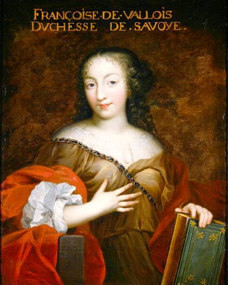 Francoise-Madeleine d'Orleans (1648-64) Duchess of Savoy od French School