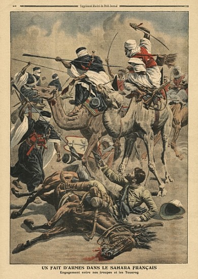 French troops in Sahara, illustration from ''Le Petit Journal'', supplement illustre, 17th March 190 od French School