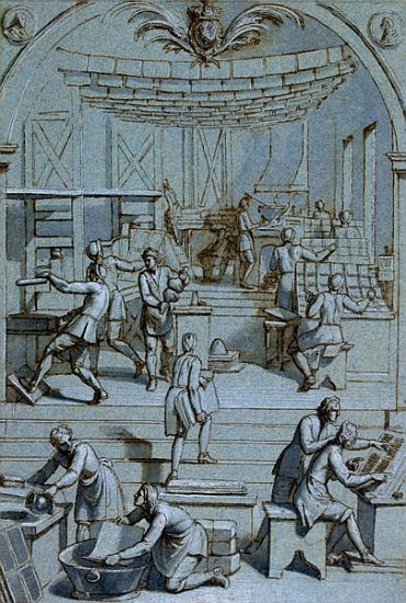Frontispiece for the Royal Printing Works od French School