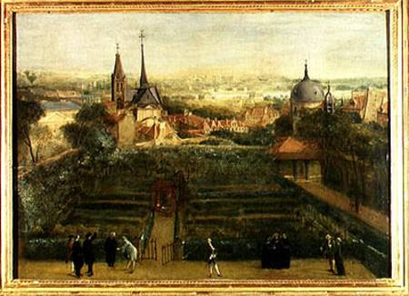 The Gardens of the Fathers of Christian Doctrine and the Abbey of St. Victor od French School