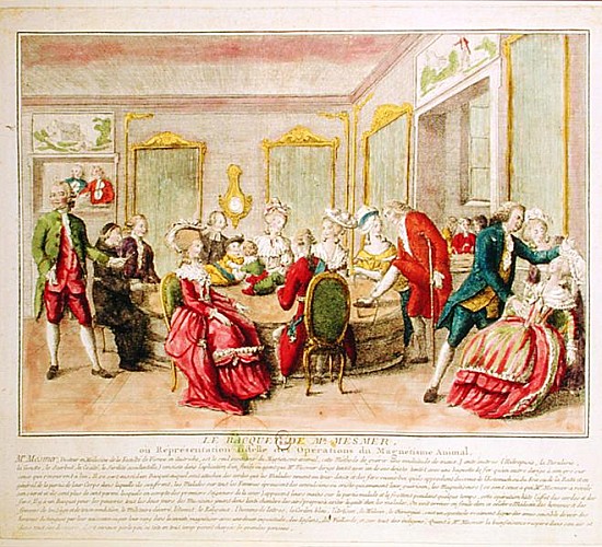 Hypnotism Session with Franz Anton Mesmer (1734-1815) 1784 od French School