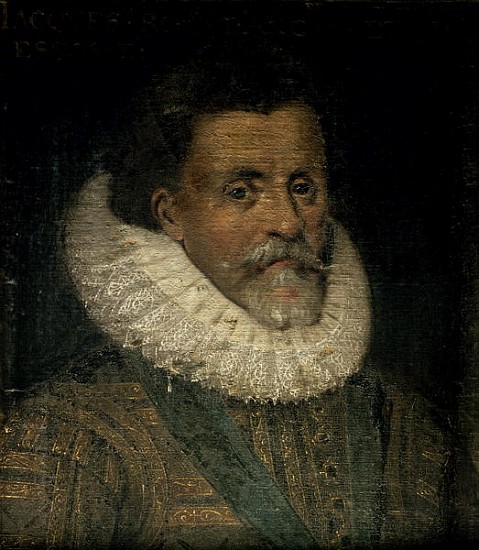 James I of England (1566-1625) od French School