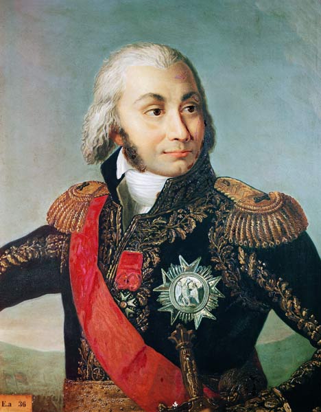 Portrait of Marshal Jean-Baptiste Jourdan (1762-1833) od French School