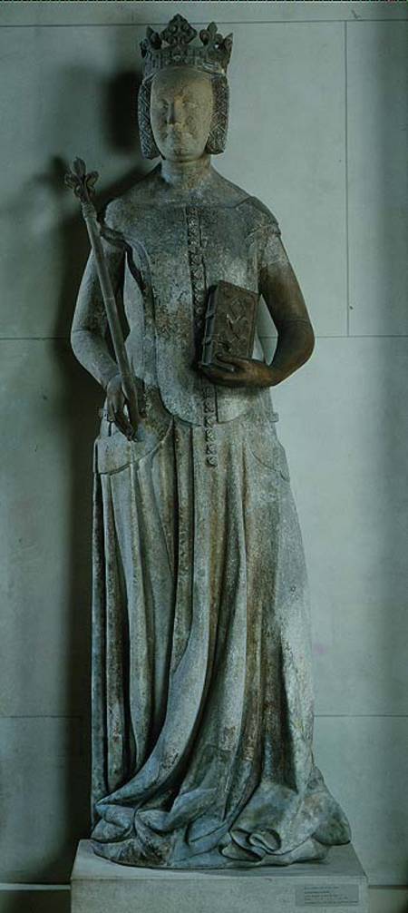Jeanne de Bourbon (1338-77) 1365-80 od French School