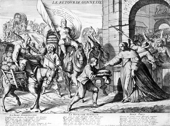 ''Le Retour de Gonnesse'', April 1649 od French School
