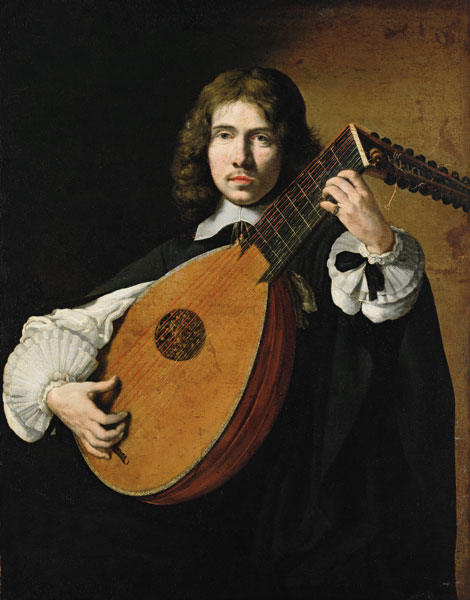 Lute Player od French School