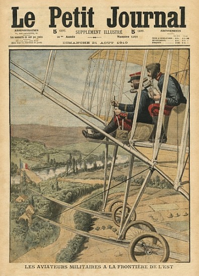 Military aviators on the Eastern front, illustration from ''Le Petit Journal'', supplement illustre, od French School