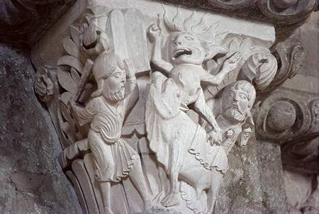 Moses and the Golden Calf, capital relief od French School