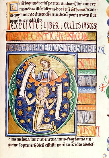 Ms 1 fol.235 The Book of Ecclesiastes, from the Souvigny Bible od French School
