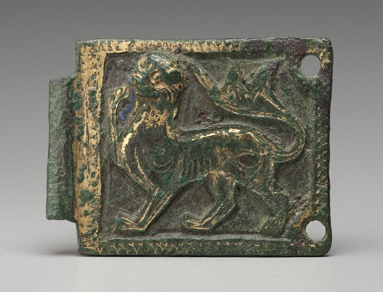 Plaque from a belt buckle, 1200/1225 od French School