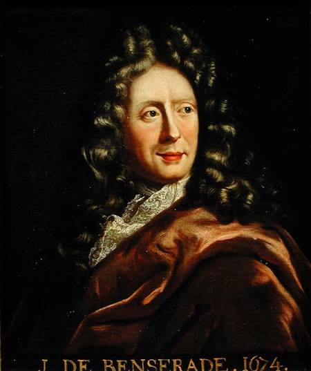 Portrait of Isaac de Benserade (1612-91) od French School