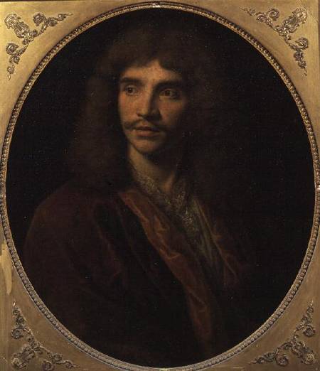Portrait of Moliere (1622-73) od French School