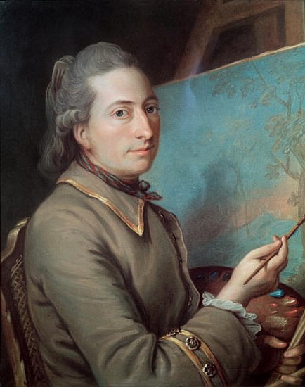Portrait of Claude Dupin (1715-86) od French School