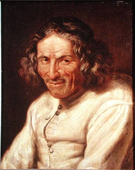 Portrait of Paul Scarron (1610-60) od French School