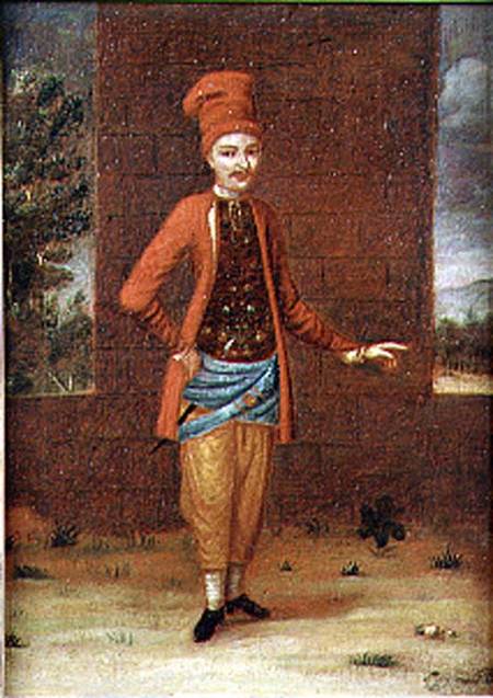 Portrait of a Turkish man (for pair see 72903) od French School