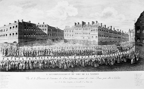 Procession of the Opening of the Estates General od French School