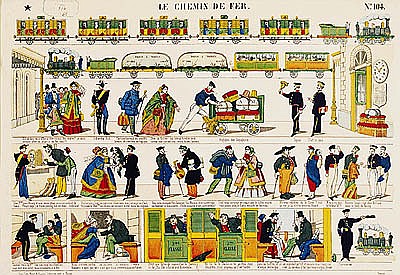 Rail Travel, c.1850 od French School