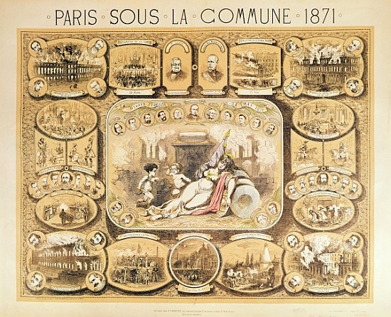 Scenes from the Paris Commune od French School
