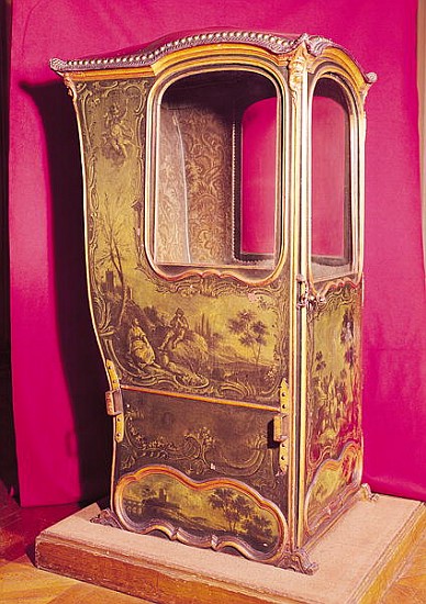 Sedan Chair (painted wood) od French School