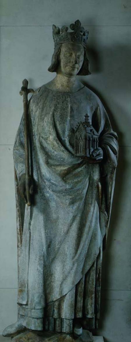 Statue of Charles V (1338-80) King of France od French School