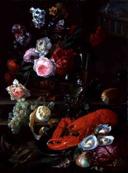 Still Life with Lobster od French School