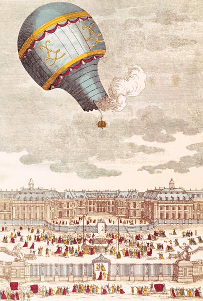 The Ballooning Experiment at the Chateau de Versailles, 19th September od French School