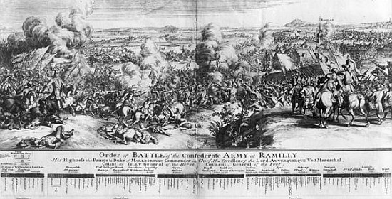 The Battle of Ramillies, 23rd May 1706 od French School