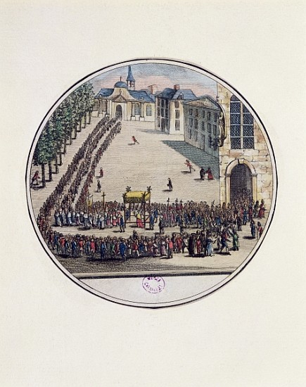 The Blessed Sacrament being carried in Procession at the Opening of the Estates General at Versaille od French School