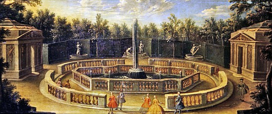 The Bosquet des Domes at Versailles od French School