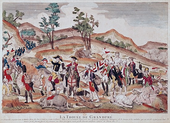 The Breach of Grandpre, October 1792 od French School