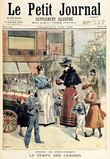 The Cherry Season, from ''Le Petit Journal'', 9th June 1895 od French School