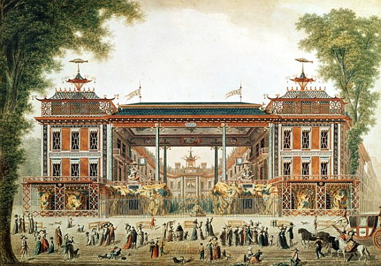 The Chinese Baths in Paris, established Lenoir od French School