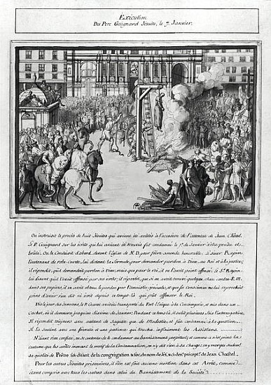 The Execution of Pere Jean Guigard (d.1595) 1595 od French School
