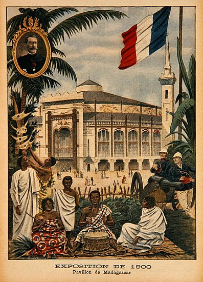 The Malagasy Pavilion at the Universal Exhibition of 1900, Paris, illustration from ''Le Petit Journ od French School