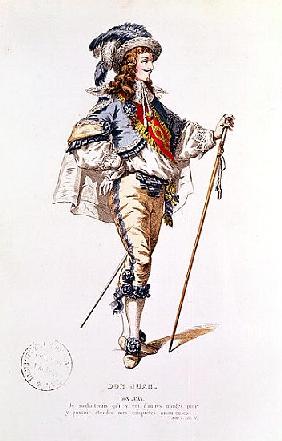 Costume design for ''Don Juan'' Moliere (1622-73)