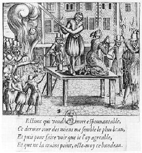 Execution of Leonora Galigai (1571-1617) on 8th July 1617