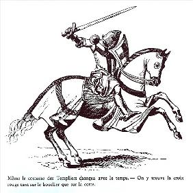 Illustration of a Knight Templar